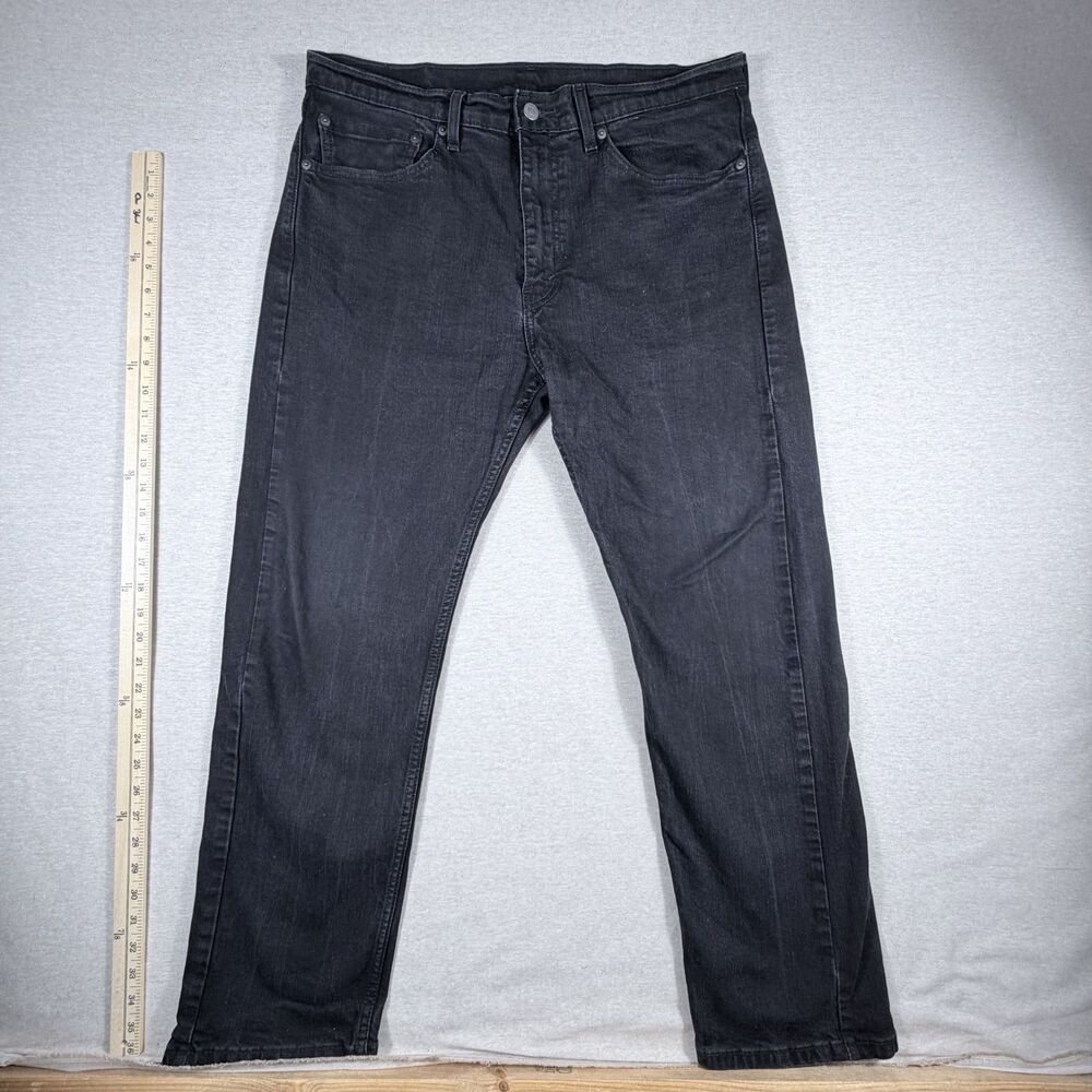 Levi's Men 36 X 30 Jeans Black Label Straight Leg Casual Outing Dance High Rise